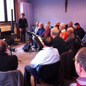 Le chœur d&rsquo;hommes en week-end de travail&nbsp;!