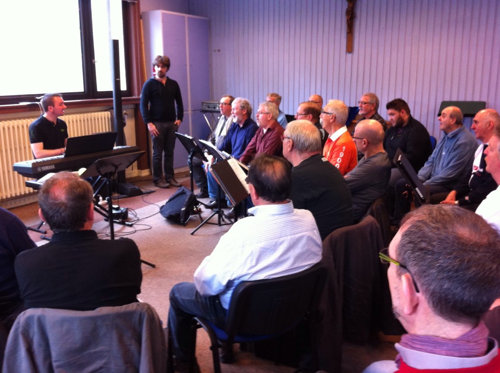 Le chœur d&rsquo;hommes en week-end de travail&nbsp;!