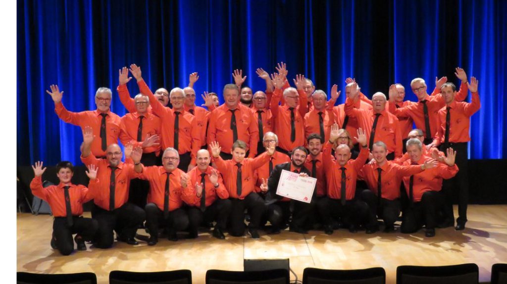 Les Joyeux Compagnons, élus 3ème meilleure chorale du Grand Est&nbsp;!