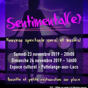 Sentimental(e) – Nouveau spectacle&nbsp;!