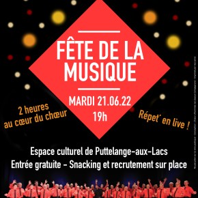 Fête de la musique : 2 heures au cœur du chœur&nbsp;!