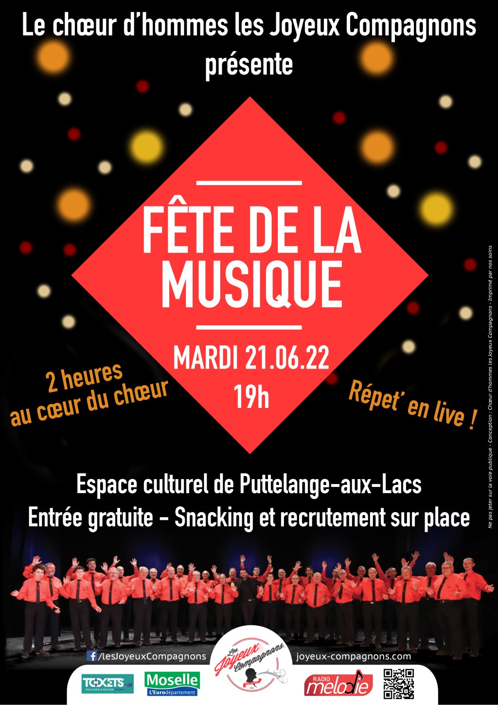 Fête de la musique : 2 heures au cœur du chœur&nbsp;!