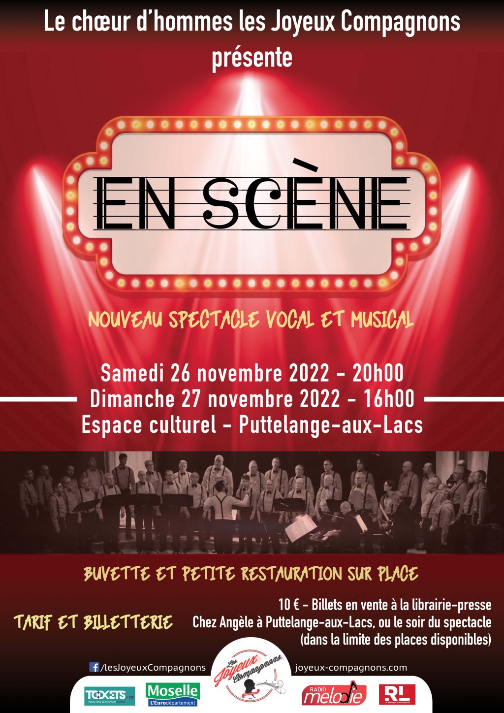En scène – Nouveau spectacle les 26 et 27 novembre&nbsp;2022