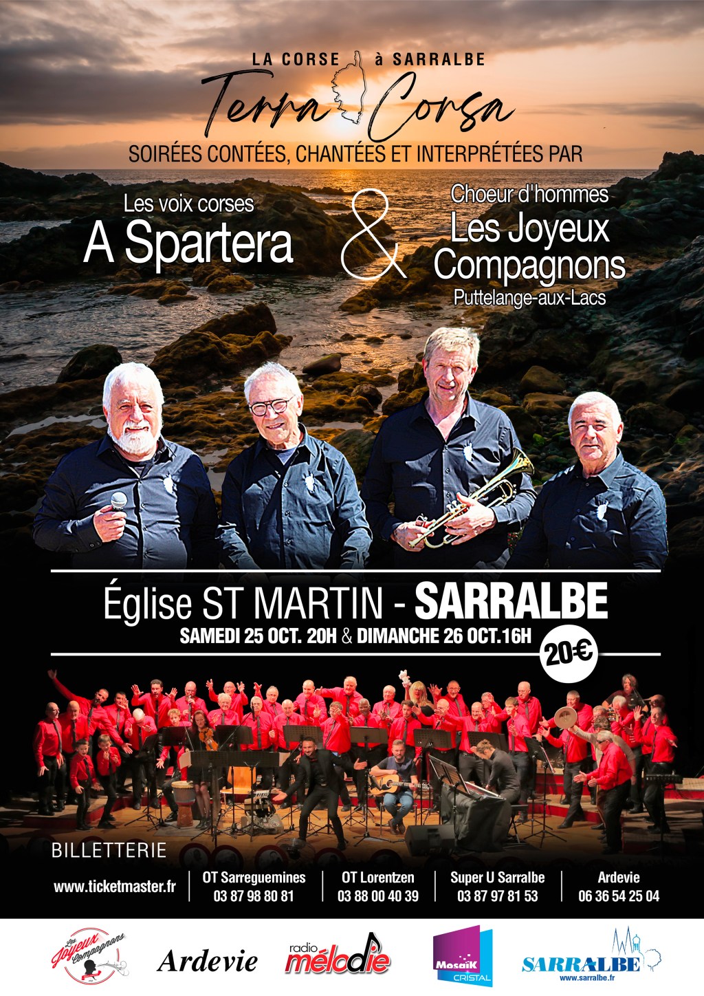 Concert Terra Corsa – 25 et 26 octobre&nbsp;2025